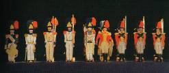 Papal soldiers in light card,1820